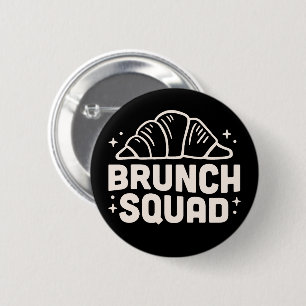 Chapa Redonda De 5 Cm Club de squad de brunch