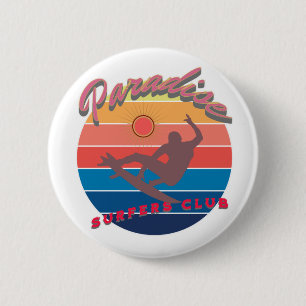 Chapa Redonda De 5 Cm Club de surf Summerfun