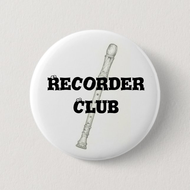 Chapa Redonda De 5 Cm Club del registrador (Anverso)