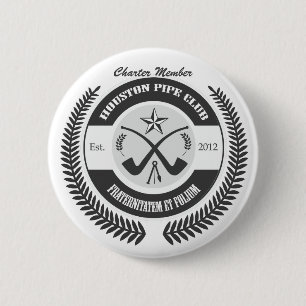 Chapa Redonda De 5 Cm Club del tubo de Houston