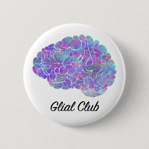 Chapa Redonda De 5 Cm Club Glial