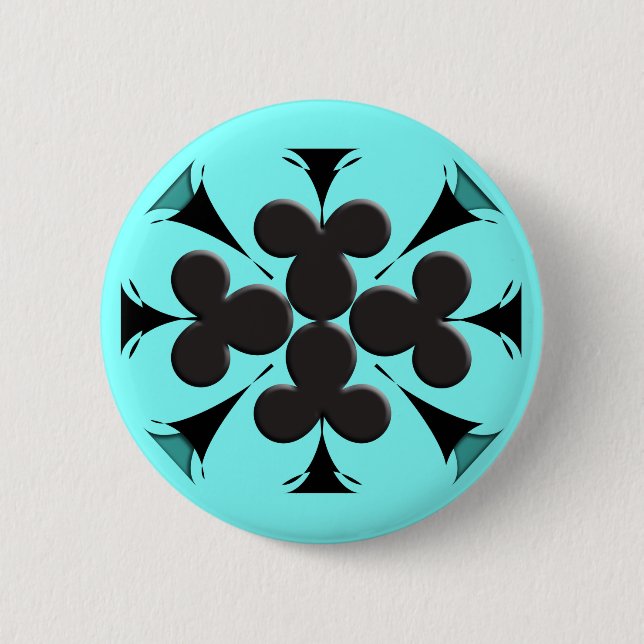 Chapa Redonda De 5 Cm Clubes (Anverso)
