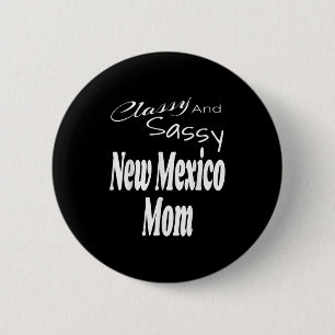 Chapa Redonda De 5 Cm Cly y Sy Nuevo México Mamá Divertido Humor Dicho C