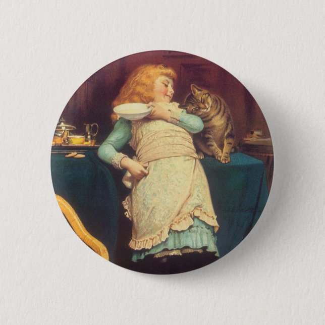 Chapa Redonda De 5 Cm Coaxar mejor que Teasing Charles Burton Barber (Anverso)