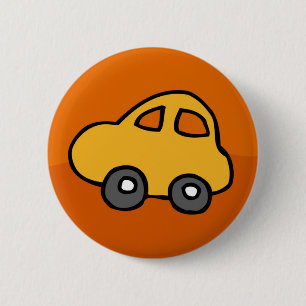 Chapa Redonda De 5 Cm COCHE lindo