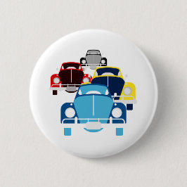 Chapa Redonda De 5 Cm Coches viejos