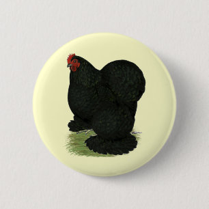 Chapa Redonda De 5 Cm Cochin: Gallina negra