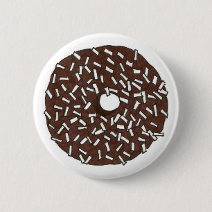 Chapa Redonda De 5 Cm Cocina de chocolate de coco Donut Doughnut Desayun
