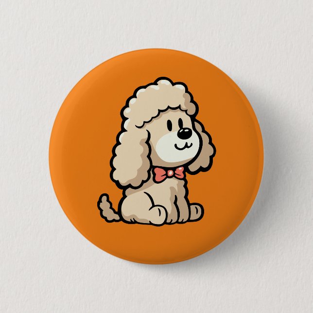 Chapa Redonda De 5 Cm Cockapoo (Anverso)