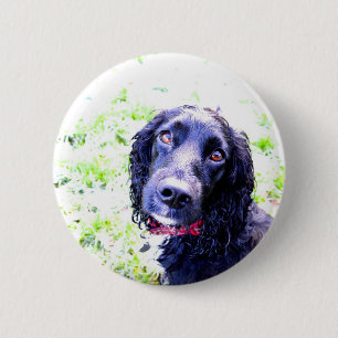 Chapa Redonda De 5 Cm Cocker Spaniel