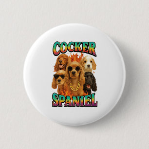 Chapa Redonda De 5 Cm Cocker Spaniel Copy