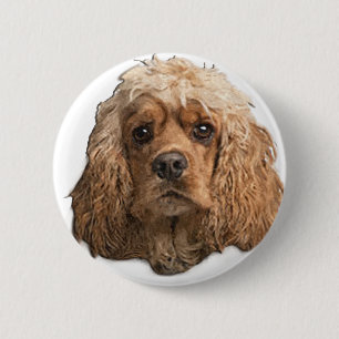 Chapa Redonda De 5 Cm cocker Spaniels
