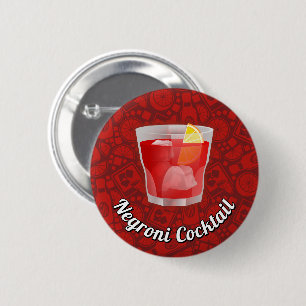 Chapa Redonda De 5 Cm Cóctel Negroni