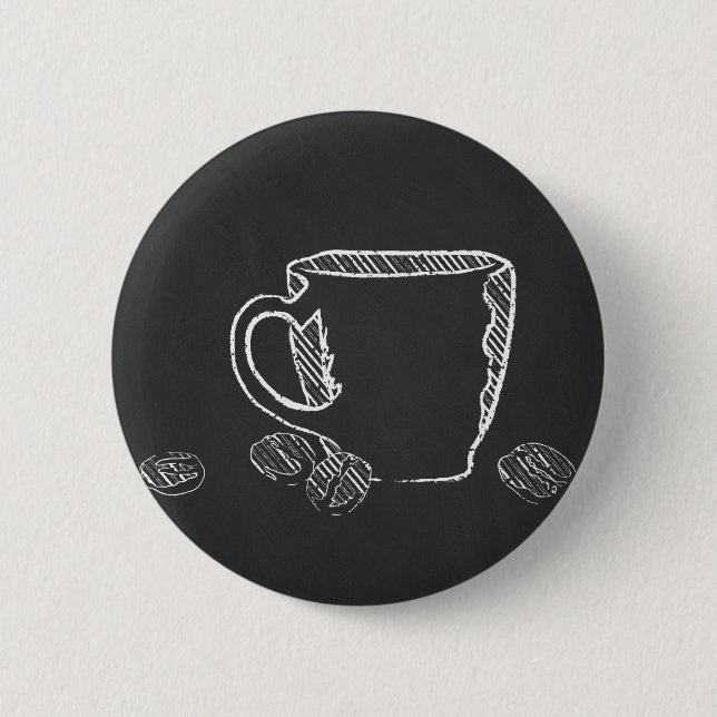 CHAPA REDONDA DE 5 CM COFFEE CUP CHALK (Anverso)