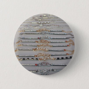 Chapa Redonda De 5 Cm Colección de arte de diseño de corazón de joyas de