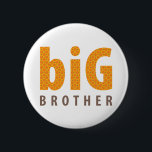 Chapa Redonda De 5 Cm COLECCIÓN DE SIBLINGS - hermano mayor {naranja}<br><div class="desc">Desde mi SIBLINGS COLLECTION un diseño creado específicamente para celebrar donde perteneces a la familia de una manera divertida y a la moda... Disponible en muchos productos este diseño es adecuado para muchas ocasiones para celebrar ser un GRAN HERMANO. Por favor, revisa mi tienda para ver toda la gama incluyendo...</div>
