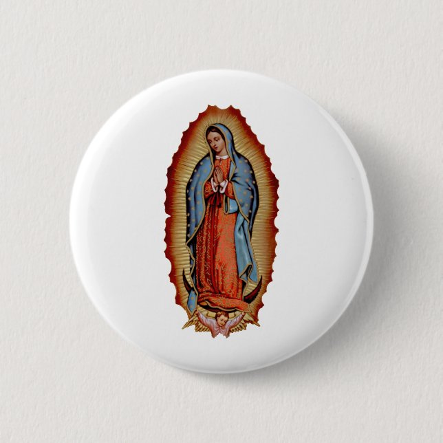 CHAPA REDONDA DE 5 CM COLECCIÓN DE VIRGEN DE GUADALUPE (Anverso)