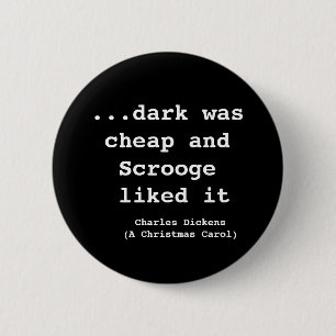 Chapa Redonda De 5 Cm Colección Oscura- de Scrooge