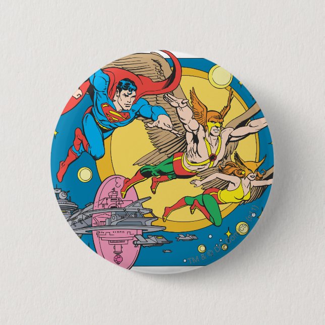 Chapa Redonda De 5 Cm Colección Super Powers™ 15 (Anverso)