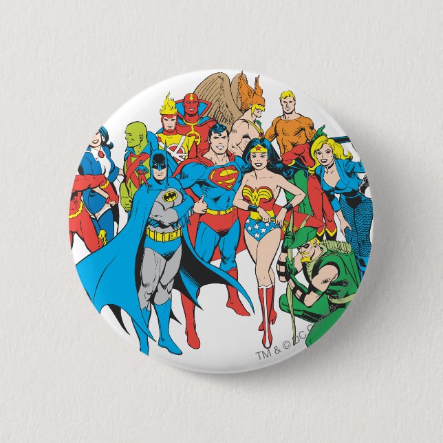 Chapa Redonda De 5 Cm Colección Super Powers™ 2 (Anverso)