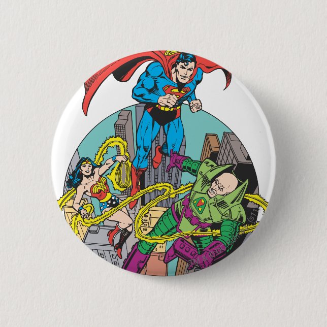 Chapa Redonda De 5 Cm Colección Super Powers™ 6 (Anverso)