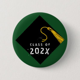 Chapa Redonda De 5 Cm Coleccionable de Graduación 2026