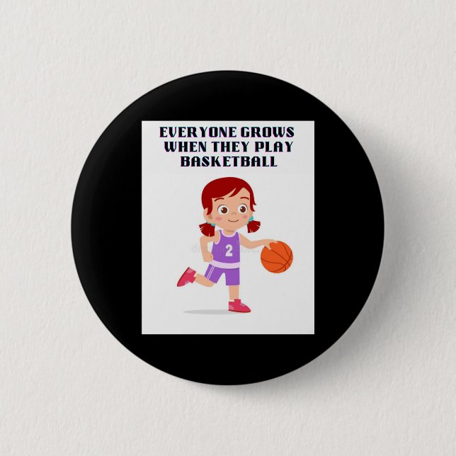 Chapa Redonda De 5 Cm Colecciones de baloncesto 1 (Anverso)