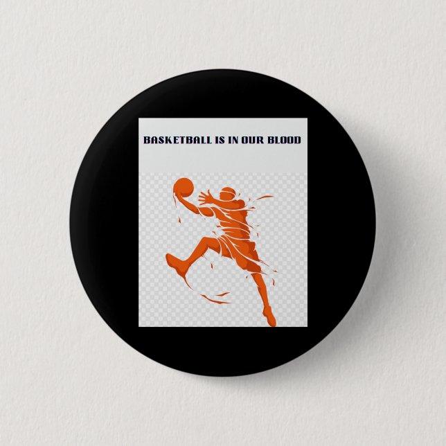 Chapa Redonda De 5 Cm Colecciones de baloncesto 3 (Anverso)