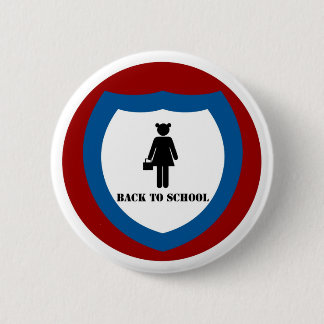 Chapa Redonda De 5 Cm Colegiala - insignia