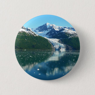 Chapa Redonda De 5 Cm Colegio Fjord I Hermosa fotografía de Alaska