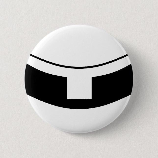 Chapa Redonda De 5 Cm Collar del sacerdote católico romano (Anverso)