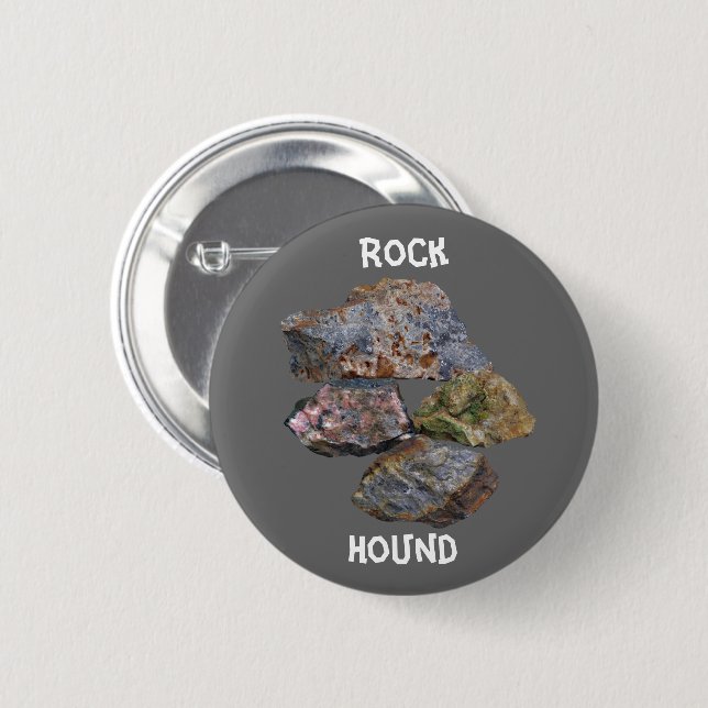 Chapa Redonda De 5 Cm Collectores Rock Hound Gratis (Anverso y reverso)