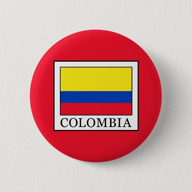 Chapa Redonda De 5 Cm Colombia (Anverso)