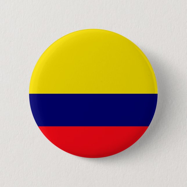 Chapa Redonda De 5 Cm Colombia flag (Anverso)
