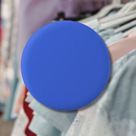 Chapa Redonda De 5 Cm Color sólido azul real | Clásica | Elegante