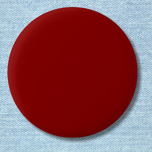 Chapa Redonda De 5 Cm Color sólido de terciopelo rojo Clásica Elegan