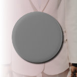 Chapa Redonda De 5 Cm Color sólido gris oprimido | Clásico Elegante<br><div class="desc">Color sólido gris de la polea de moda | Diseño clásico | Elegante y Minimalista | Moda y regalo elegante</div>