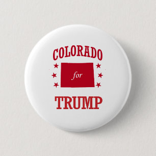 CHAPA REDONDA DE 5 CM COLORADO PARA DONALD TRUMP
