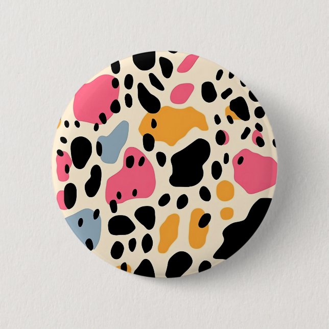 Chapa Redonda De 5 Cm Colorful Animal Print 07 (Anverso)