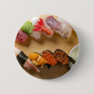 Chapa Redonda De 5 Cm Colorful Sushi Spiral – Japanese Sushi Button by S