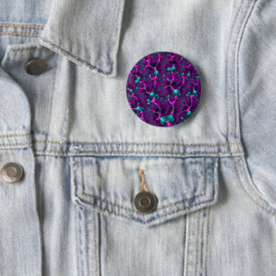 Chapa Redonda De 5 Cm Colorido Boho Hippie Jewel Tone de baja fractura d