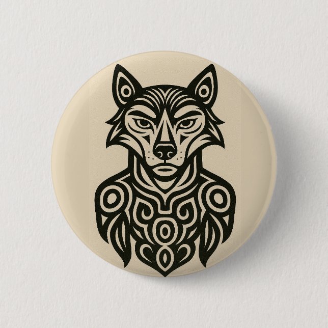 Chapa Redonda De 5 Cm Comandante Furry (Anverso)