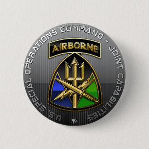 Chapa Redonda De 5 Cm Comando de operaciones especiales - Capacidades co