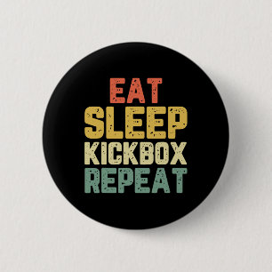 Chapa Redonda De 5 Cm Come Dormir Kickbox Repetir Kickboxing Kick Boxing