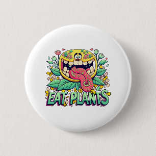 Chapa Redonda De 5 Cm Comer Plantas
