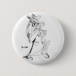 Chapa Redonda De 5 Cm Cómics de Erica Crooks - hombre villano furtivo