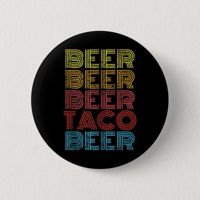 Chapa Redonda De 5 Cm Comida de taaco de cerveza dice graciosa diferenci (Anverso)