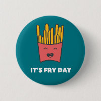 Comida divertida Francesa frita Humor es el día de