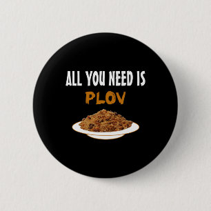 Chapa Redonda De 5 Cm Comida uzbeka bujariana divertida - Plov Lover Bbq