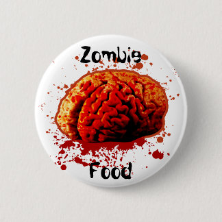 Chapa Redonda De 5 Cm Comida Zombie